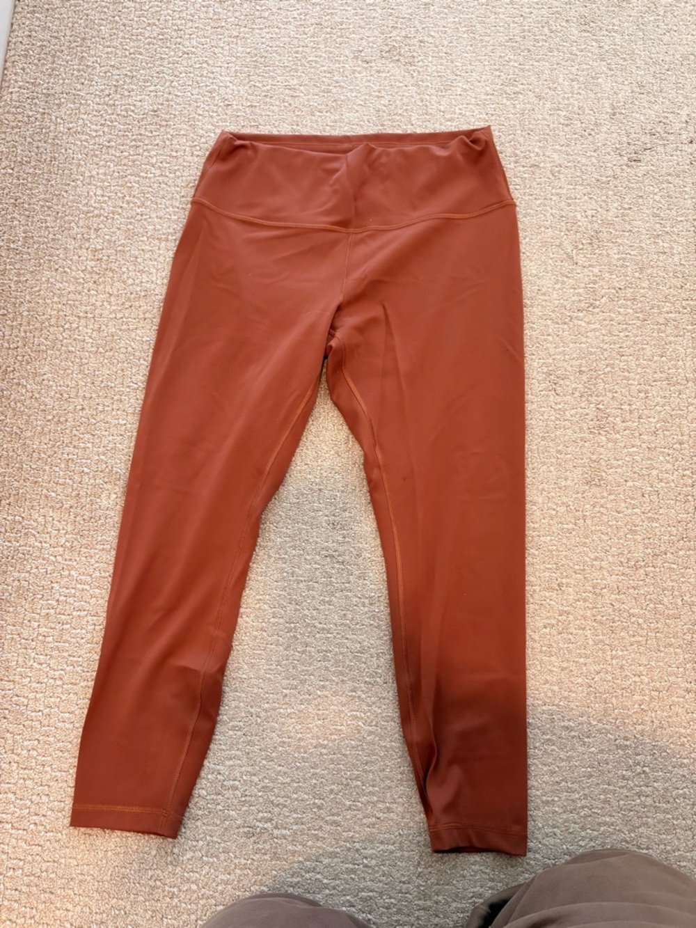 LULULEMON brown High-Waist Active Leggings